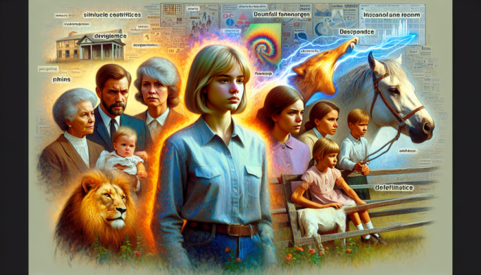 Young Carole Baskin in 1960s Texas, amidst family turmoil, finding solace in animals, shaping her activism.