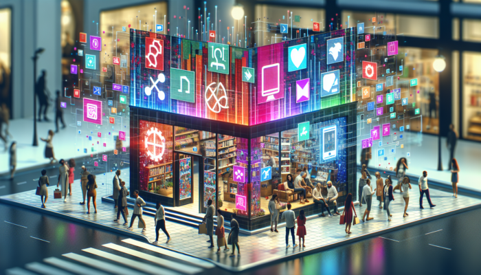 An appealing digital storefront displaying the Google Business Profile logo, high-quality images, and detailed service descriptions that attract various clients.