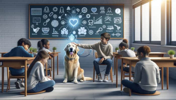 Therapy Dogs in Schools Boosting Student Well-Being