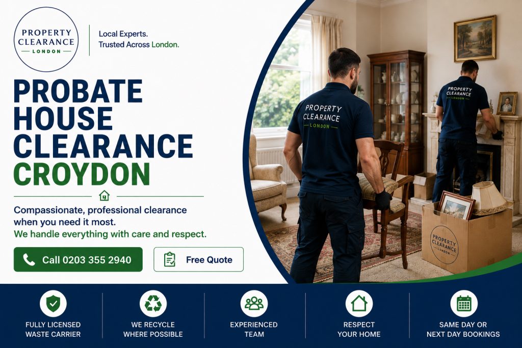 Probate House Clearance Services You Can Trust in Croydon