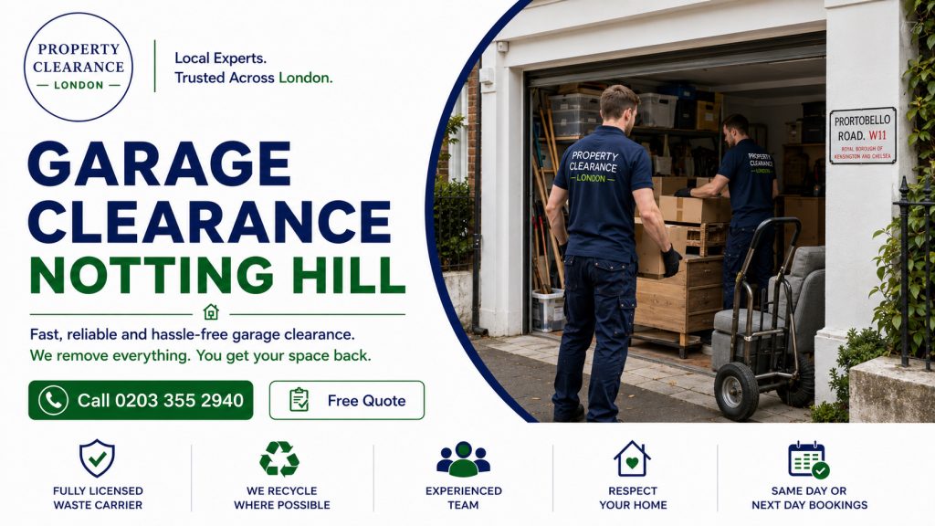 Garage Clearance Services in Notting Hill: Local Experts